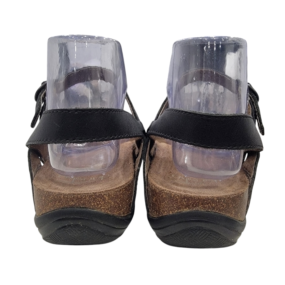 Dansko Janis Black Leather Ankle Strap Sandals Comfortable Women’s Size … - Picture 4 of 17